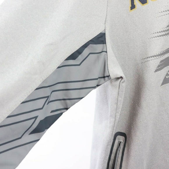 Under Armour Notre Dame Hoodie Sweatshirt Gray S - Picture 4 of 8